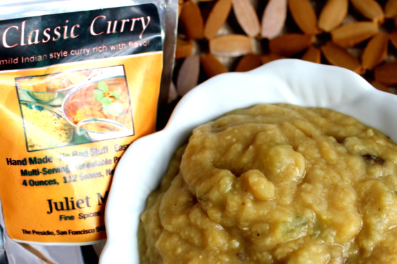 Post image for Curried Lentils and Mushrooms (Soup? Dal? You decide!)
