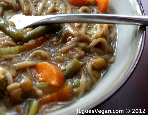 Post image for Chik’n Lentil Noodle Soup
