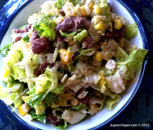 Post image for Chopped Salad with Cashew Chipotle Dressing