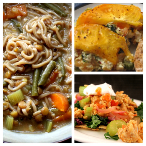 saturday-meal-plan-veggie-breakfast-casserole-chik-n-lentil-noodle