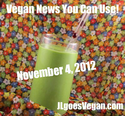 Post image for Slowing down in November + Vegan news you can use (11/4/12)