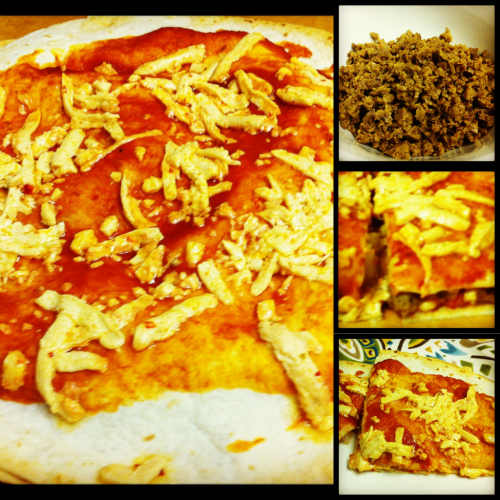 Post image for Quick Vegan Pepperoni Tortilla Pizza