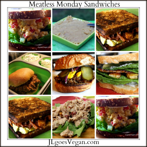 Meatless Monday Sandwiches - JL Goes Vegan