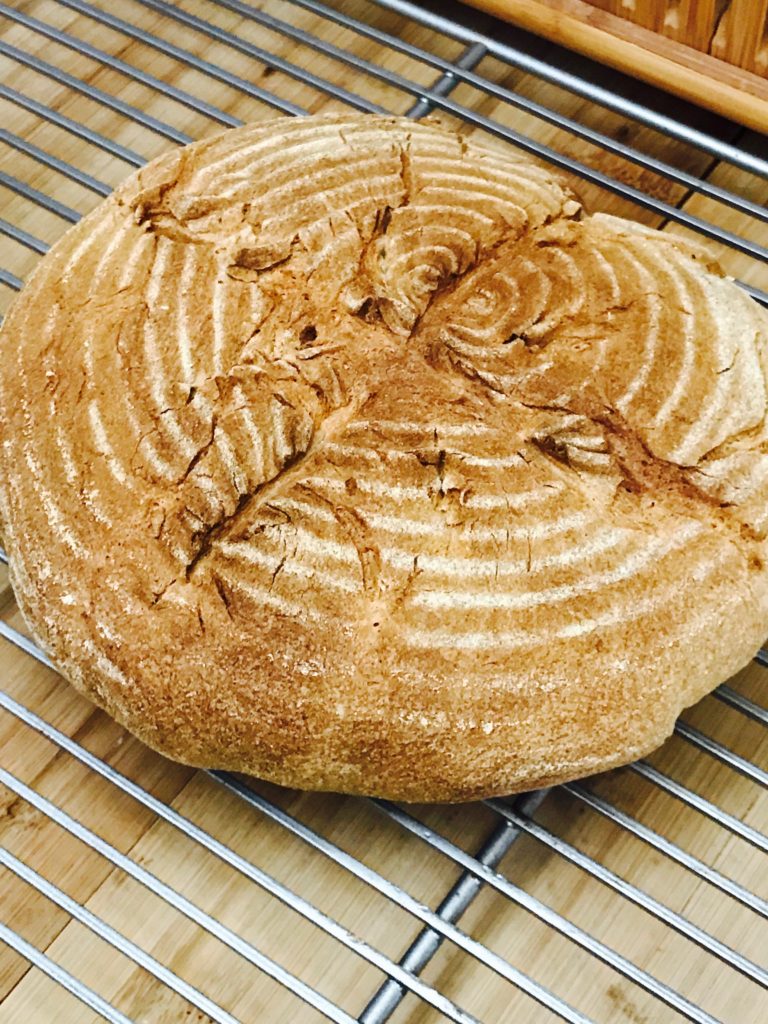 Air Fryer Sourdough Boule (a mini loaf perfect for two)